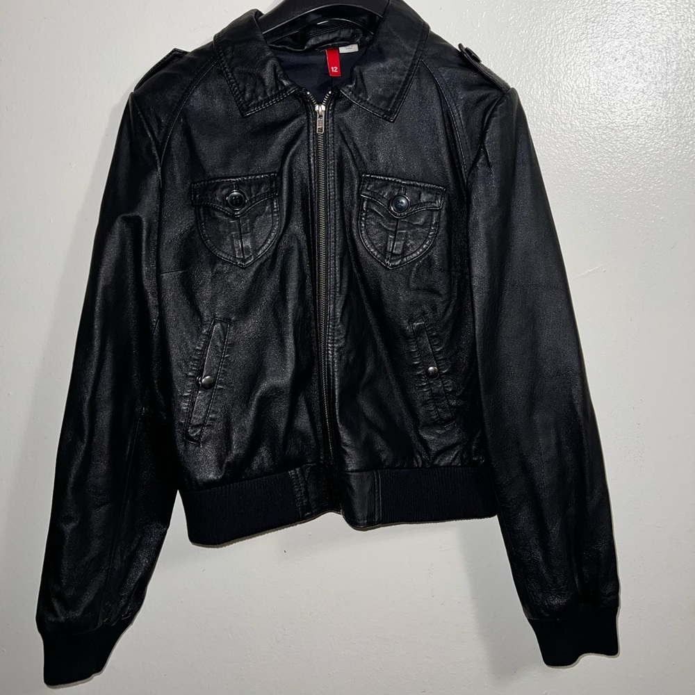 100% Leather H&M Jacket